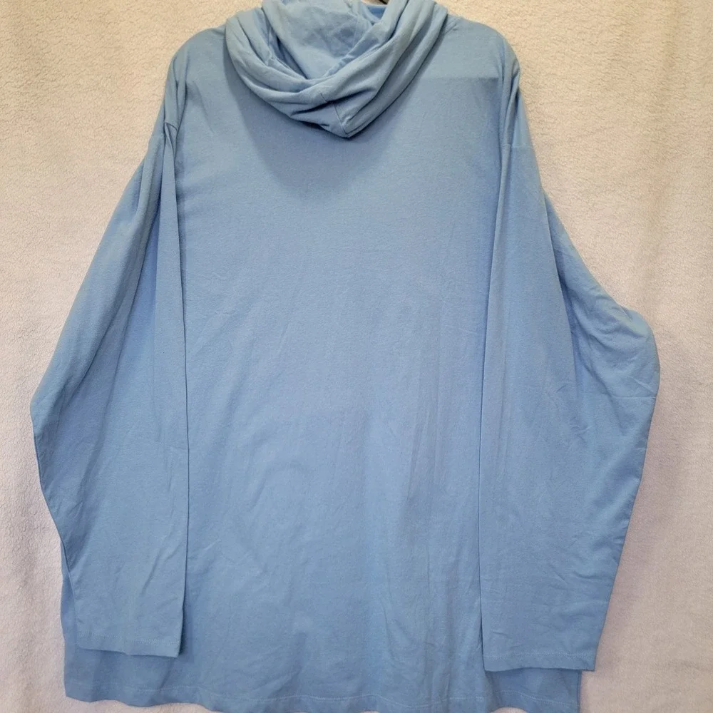 Polo Ralph Lauren Mens 3XB Blue‎ Colorful Graphics Long Sleeve Hooded Shirt NEW